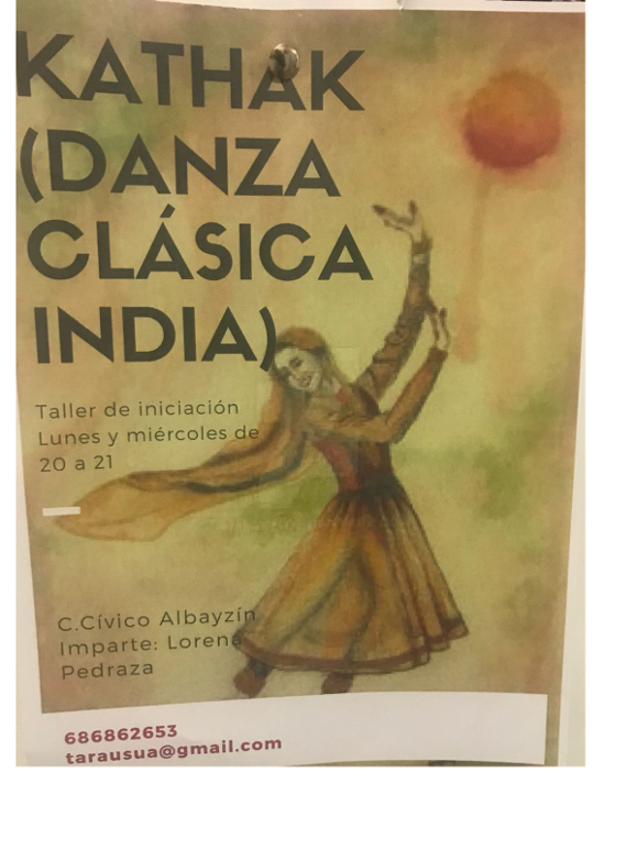 &copy;Ayto.Granada: Enredate: Danza cl�sica India en Albayz�n!